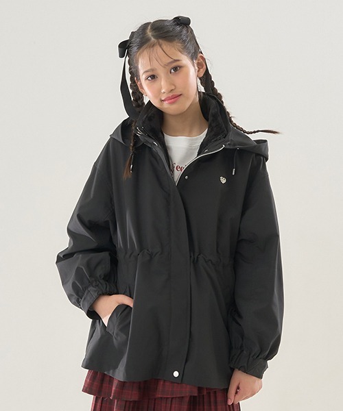 K-3B ZERO】無縫製Zシリーズビッグロゴ 撥水ブルゾンジャケット 黒LL