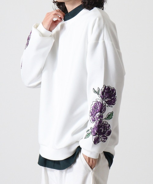 Lure you in LURE刺繍ルーズスウェット ROSE Lure you in LURE刺繍ルーズスウェット ROSE Lure you in LURE刺繍