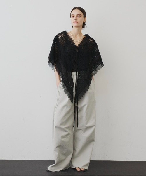 LA BELLE ETUDE（ラベルエチュード） ブラウス シャツ モチーフレース