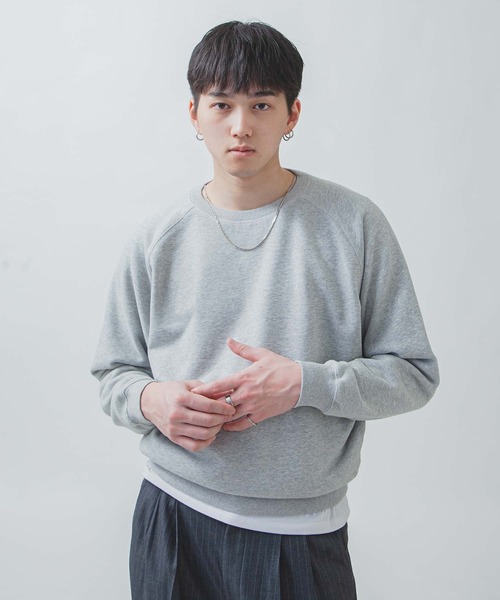 chiiiibag スウェット ZIP FIVE -White Line- トレーナー スウェット 「White Line」 裏毛