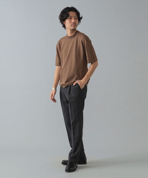 BEAMS F イタリア製 コットンニット ネイビー サイズ50 メンズ BEAMS F イタリア製 コットンニット ネイビー サイズ50 メンズ