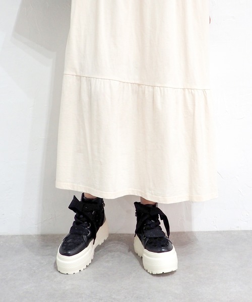 な♡ページ ALL STAR FLATEYELETS CG OX ピンクベージュ 31308290