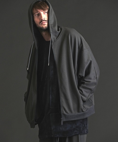 新品未開封  Man ON パーカー いつものサイズ(L) NO ID.（ノーアイディー） パーカー 「NO ID.」Big Dolman Zip Parka