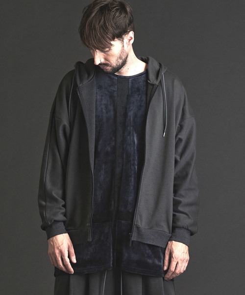 NO ID.（ノーアイディー） パーカー 「NO ID.」Big Dolman Zip Parka