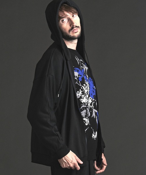 NO ID.（ノーアイディー） パーカー 「NO ID.」Big Dolman Zip Parka