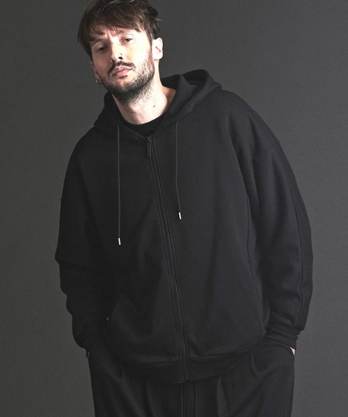 DIESEL ジップパーカー ブラック Dロゴ ブレイブマン M ディーゼル