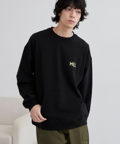 MEI tシャツ MEI（メイ）別注 裏毛ロゴクルーネックスウェット