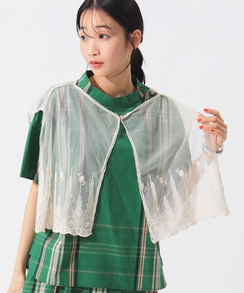 Ray BEAMS  チュール　つけ襟 Ray BEAMS（レイビームス）の「Ray BEAMS / チュール 付け襟