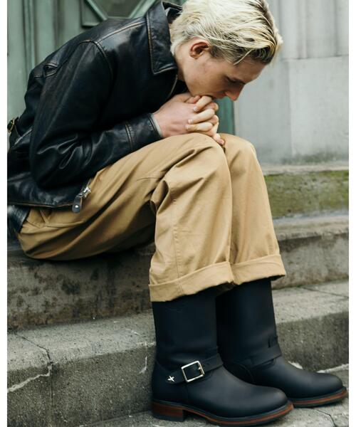 Schott ブラック エンジニアブーツ28cm Schott N.Y.C（ショット） ブーツ Schott/ショット/ENGINEER BOOTS