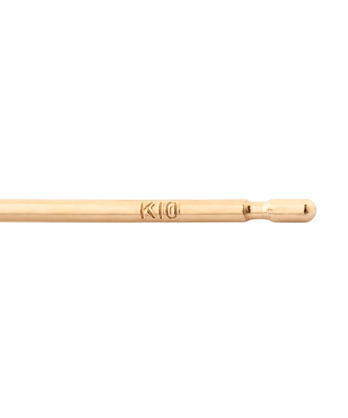 ピアス マーキスビジューピアス「K10」 レディースの画像