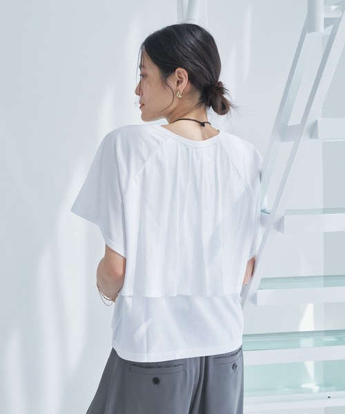 【セール/30%OFF】Audrey and John Wad オードリーアンドジョンワッド バックフレアカットソー Ｔシャツ【SALE】【返品・交換不可】 セール/30%OFF】Audrey and John Wad オードリーアンドジョン