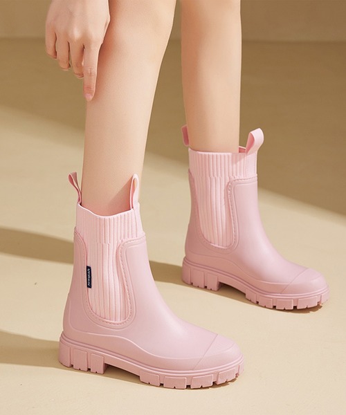 Lace Ladies（レースレディース） 長靴 レインブーツ 異素材 ソックス