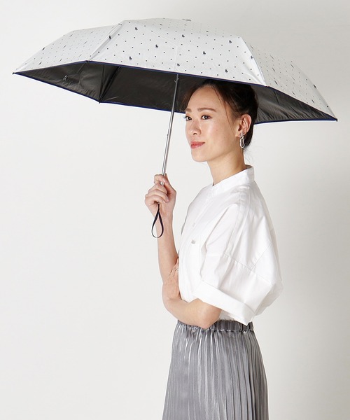 ポロラルフローレン 晴雨兼用オールウェザー折り畳み傘 遮光UV