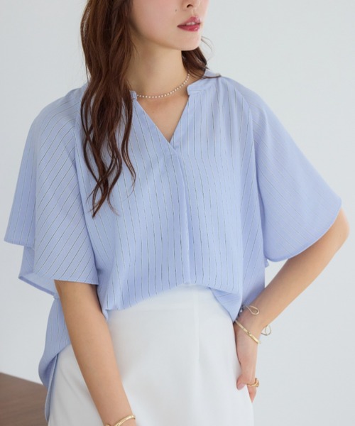 alotta（アロッタ） ブラウス シャツ 「再入荷」「接触冷感」さらさら