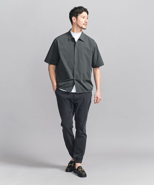 【Ｌ】UNITED ARROWS WEB限定WARDROBE SMARTグレー WEB限定 WARDROBE SMART】ダブルニット ジップパーカー