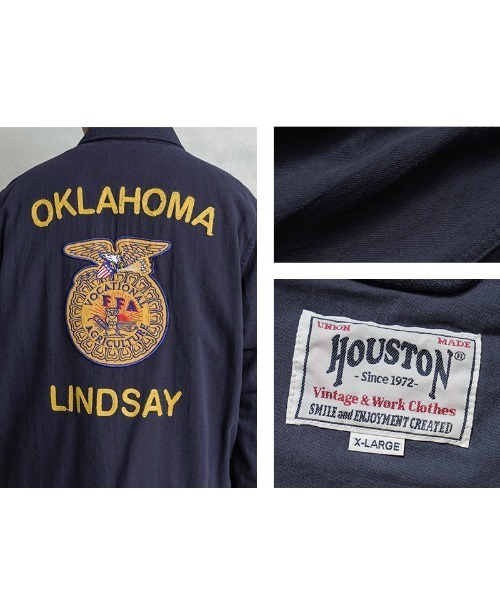 HOUSTON（ヒューストン） ブルゾン アウター 51478 コットン リネン
