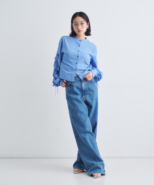 CODE A ブラウス シャツ playful puffs blouse レディース : ZOZOTOWN 