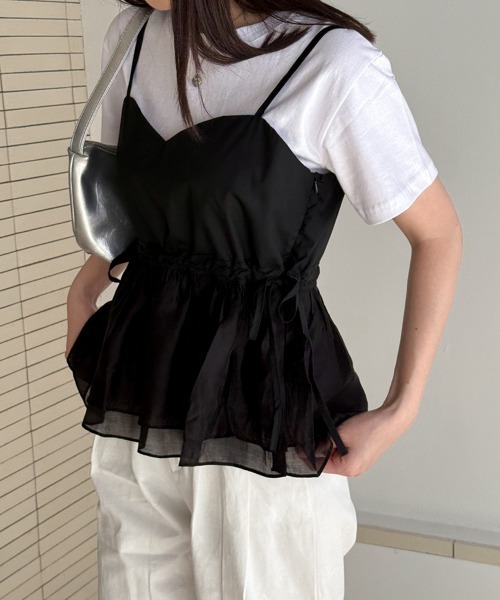 トップス nannn ニットチュニック 長袖 ニットトップス[品番：II000007543