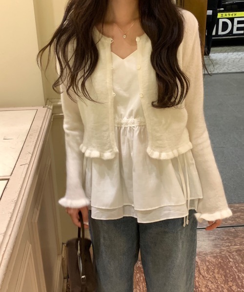 小さいサイズ ボリュームスリーブブラウス 低身長さん・小柄女性