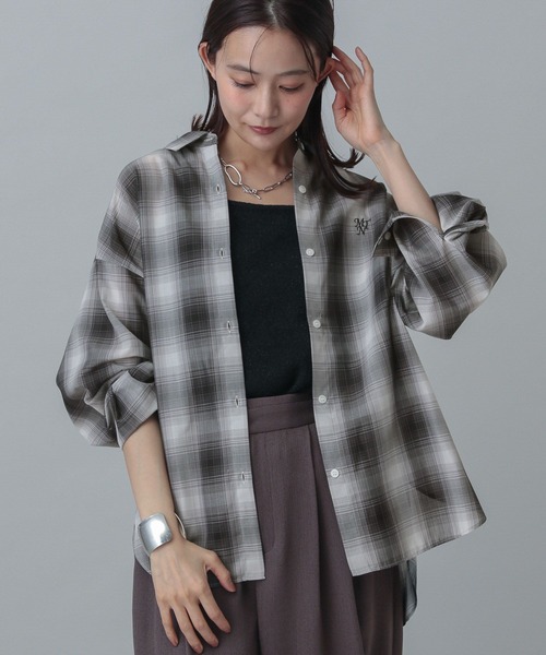 新品 バグッタ ドレスシャツ マイクロチェック 長袖 黒 ダークグレー 41 BAGUTTA 《バグッタ》 4.444glad |1万円(税抜)以上送料無料
