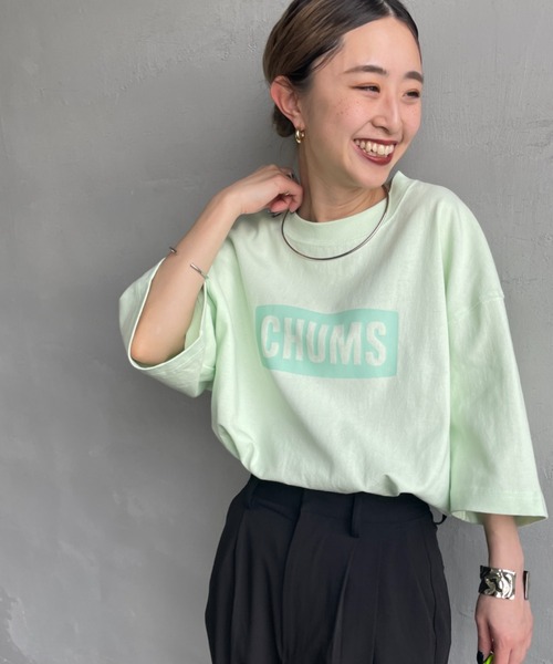 tシャツ 「CHUMS/チャムス」 ヘビーウェイト チャムスロゴ プリントTシャツ レディース メンズ CHUMS tシャツ 「CHUMS/チャムス」 ヘビーウェイト チャムスロゴ