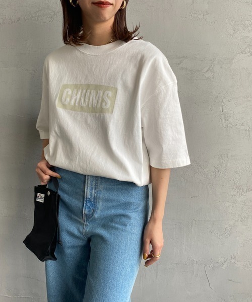 CHUMS tシャツ 「CHUMS/チャムス」 ヘビーウェイト チャムスロゴ