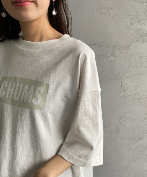tシャツ 「CHUMS/チャムス」 ヘビーウェイト チャムスロゴ プリントTシャツ レディース メンズ CHUMS tシャツ 「CHUMS/チャムス」 ヘビーウェイト チャムスロゴ