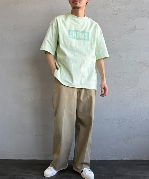 CHUMS tシャツ 「CHUMS/チャムス」 ヘビーウェイト チャムスロゴ