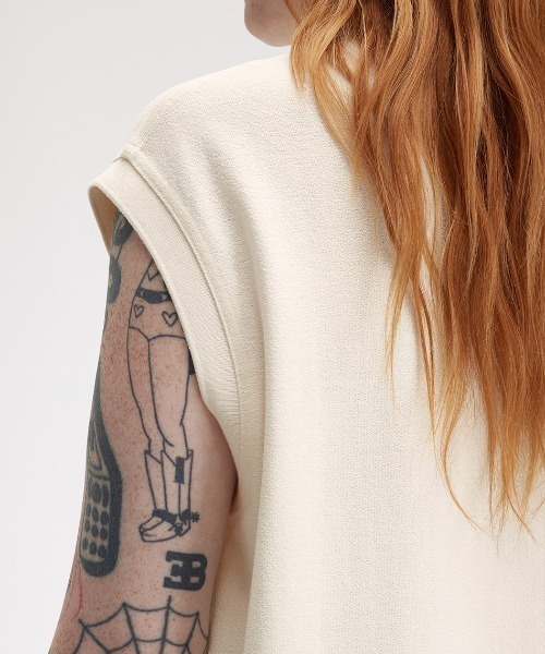 FRED PERRY 別注 ノースリーブ ポロシャツ Sleeveless Pique Shirt／ノースリーブポロシャツ（ポロシャツ