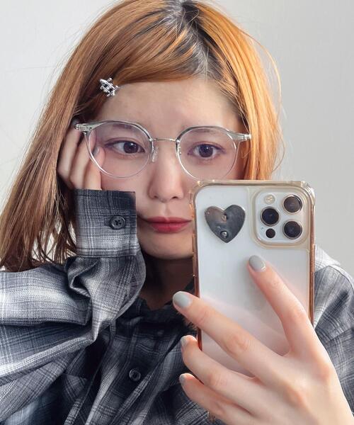 WEGO（ウィゴー） 伊達メガネ メガネ 眼鏡 WEGO/クリアボストンアイ