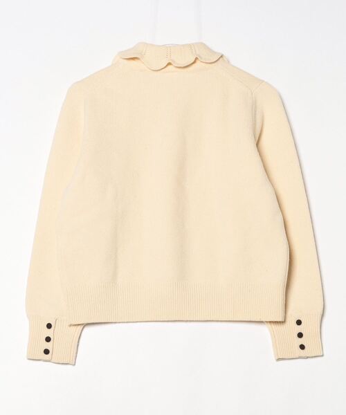 「Dot＆Stripes CHILD　WOMAN」 長袖ニット FREE アイボリー レディース_画像2