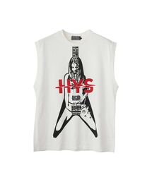 ヒステリックグラマー★メッシュノースリーブTシャツ/タンクトップ セット Amazon.co.jp: HYS BREAZE ノースリーブ Tシャツ タンクトップ