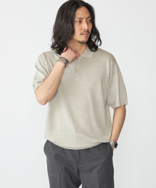 SHIPS（シップス） tシャツ SHIPS:「手洗い可能」12ゲージ イタリー