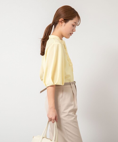 「NOLLEY'S」 「2nd nolley's」長袖シャツ FREE イエロー レディース NOLLEY'S 「NOLLEY'S」 「2nd nolley's」長袖シャツ FREE
