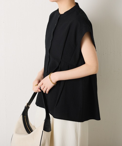 新品タグ付き　COLLAGE GALLARDAGALANTE 2WAYブラウス COLLAGE GALLARDAGALANTE｜サッカー2WAYブラウス | Rakuten