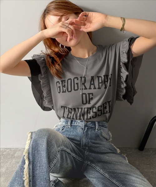 mily bilet tシャツ 「mily bilet」可愛さふわり2倍増し！ ダブル