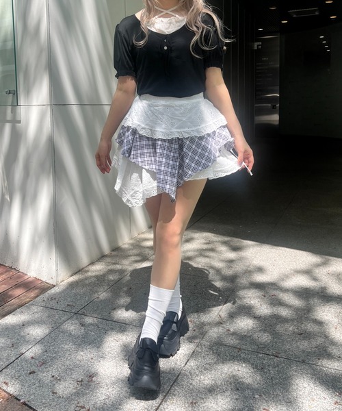MORE self LOVE スカート アシンメトリースカート : ZOZOTOWN