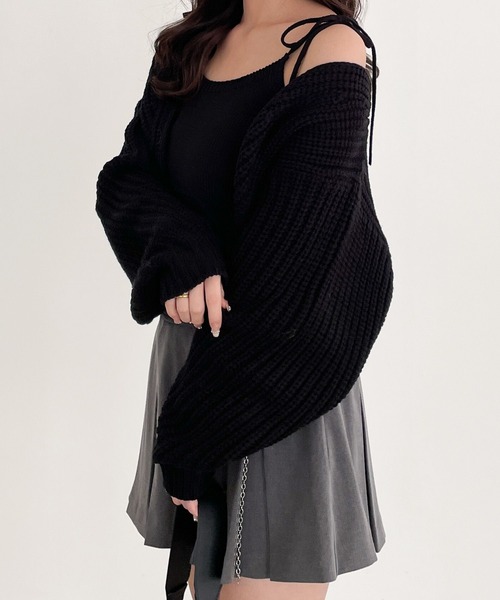 「Heather」 ニットアンサンブル FREE アイボリー レディース_画像9