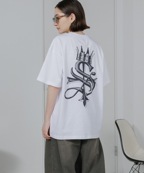 SupplieR ホワイト Tシャツ Sロゴ SUPPLIER（サプライヤー）の「SUPPLIER/サプライヤー 9090 X