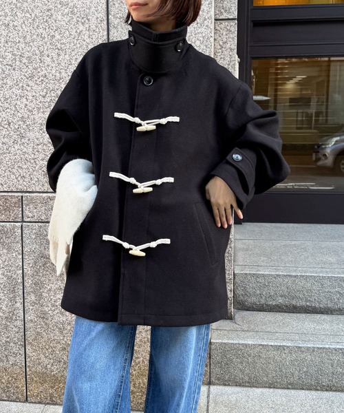 CANAL JEAN（キャナルジーン） ダッフルコート ONE SIZE ブラック