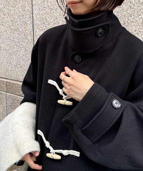 CANAL JEAN（キャナルジーン） ダッフルコート ONE SIZE ブラック