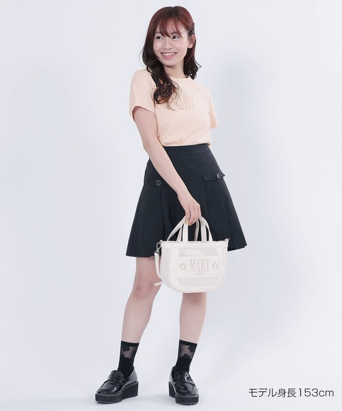 マリークワント　新作　匿名配送MQロゴプリントトップス MARY QUANT tシャツ マリークワント mary quant MARYロゴ T