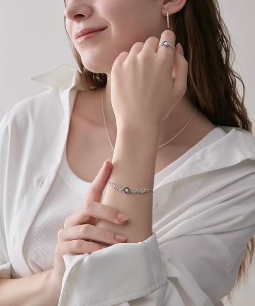 NOJESS ブレスレット シルバーシェルブレスレット レディース
