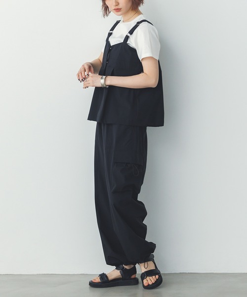 hunch ベスト ジレ 「接触冷感」2WAY バックドロストビスチェ
