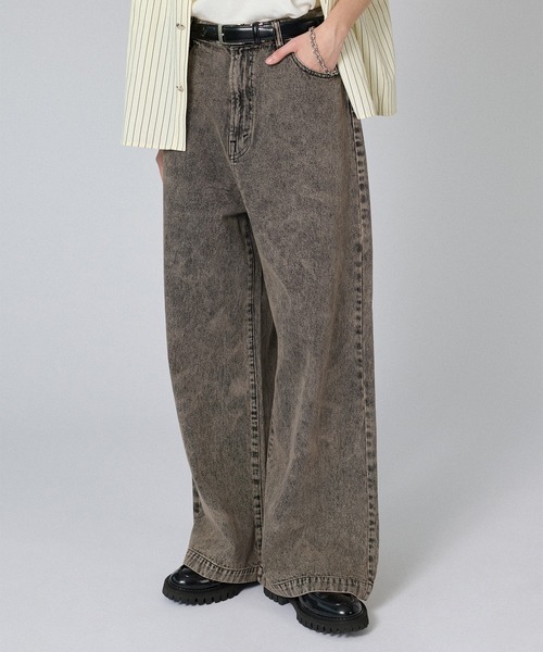 ONCILY（オンシェリー） ジーンズ SEMI-FLARED DENIM PANTS