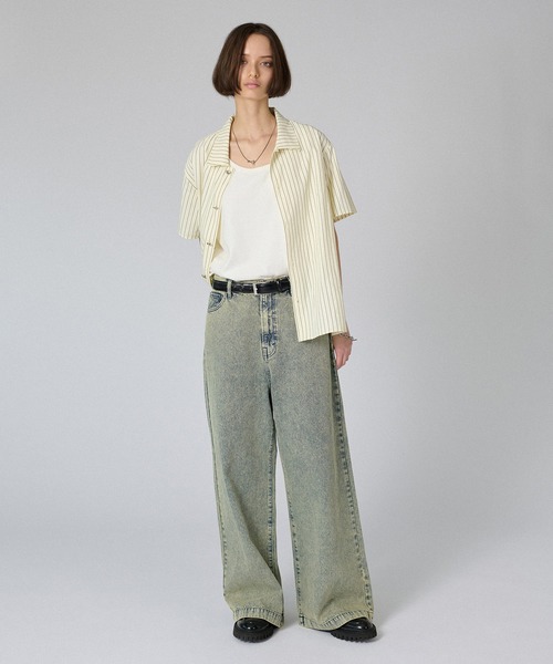 oncilyジーンズ ONCILY（オンシェリー） ジーンズ SEMI-FLARED DENIM PANTS