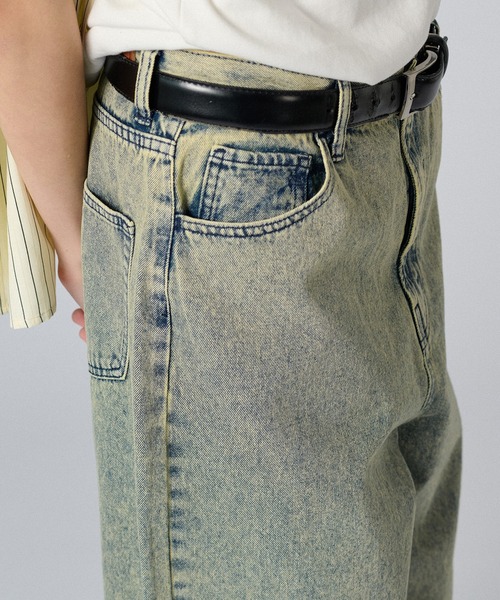 ONCILY（オンシェリー） ジーンズ SEMI-FLARED DENIM PANTS
