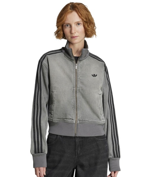 adidas DENIM TRACK JACKET デニムトラックジャケットM adidas Originals アディダス デニム風 トラックジャケット