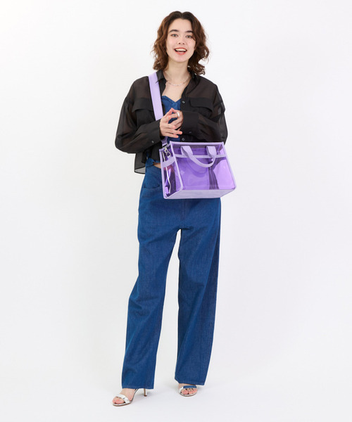 LeSportsac ショルダーバッグ バッグ CLEAR MEDIUM TH TOTE