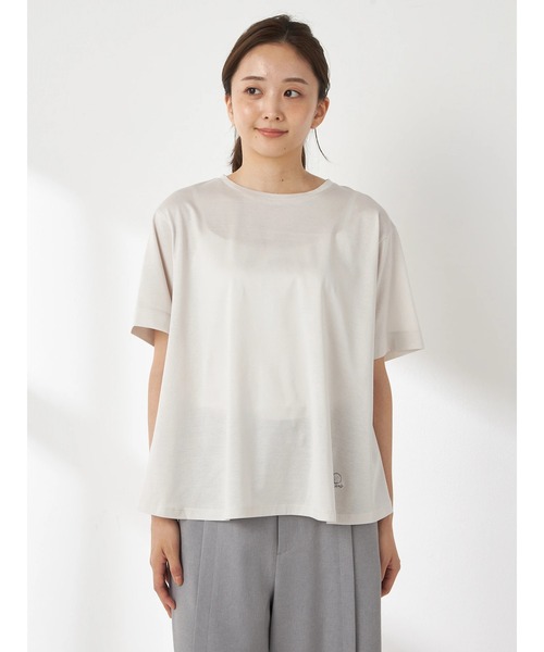 tシャツ 「接触冷感」フレアTシャツ レディース
